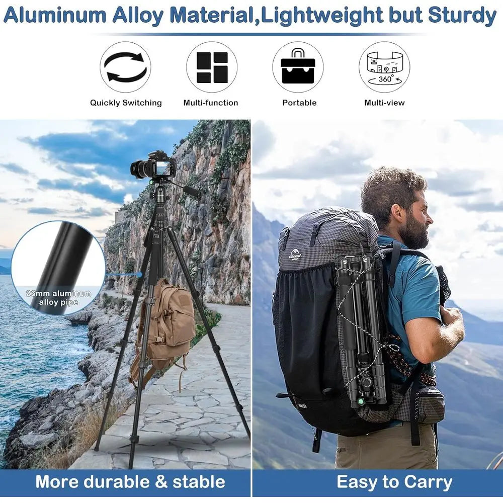 Adjustable Tripod for Cameras and Hunting