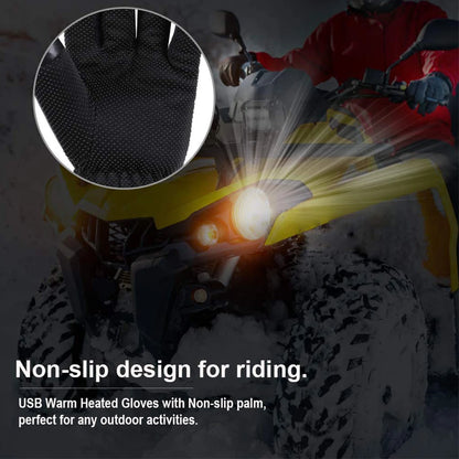 Leather Heated Gloves