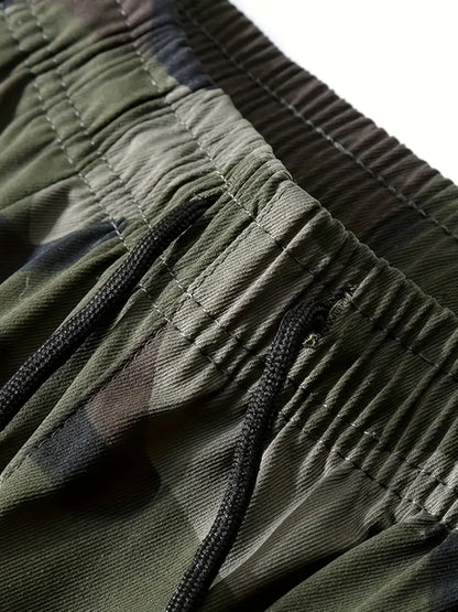 2 PCS Men's Camouflage Cargo Shorts