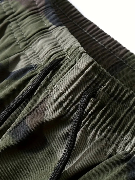 2 PCS Men's Camouflage Cargo Shorts