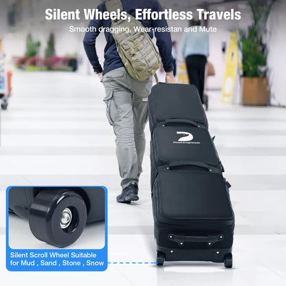 Rolling Skiing Bag
