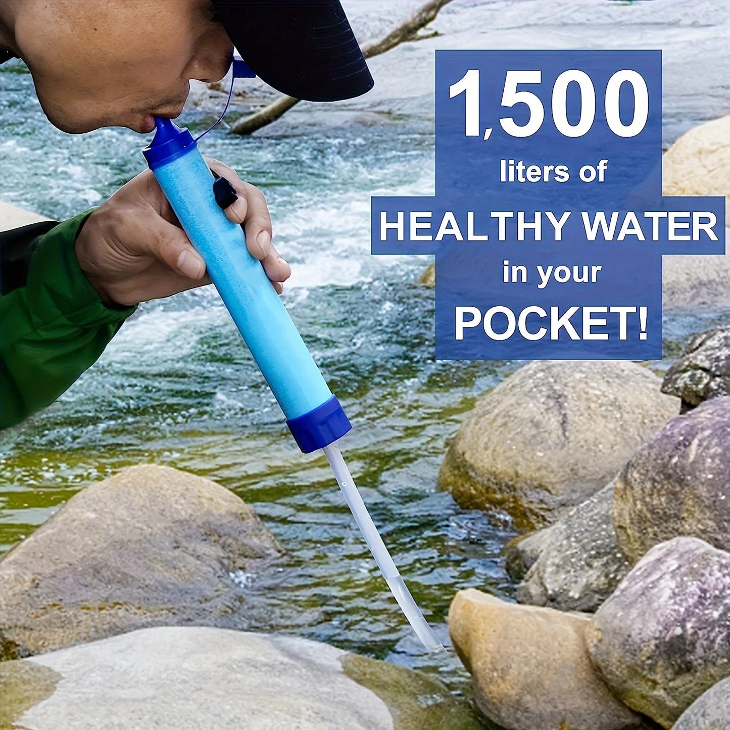 4-Stage Water Purifier Straw
