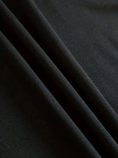 Bear Campfire Moon Print Hoodie