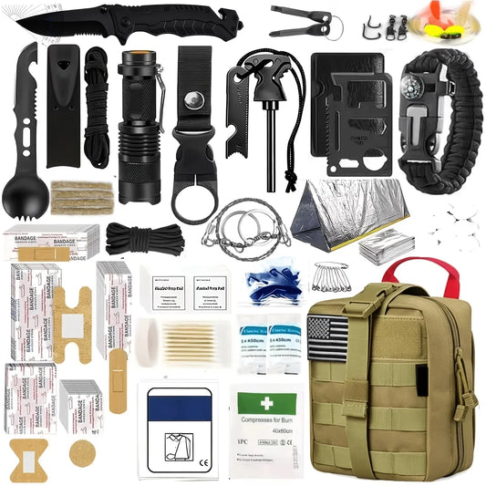 258-Piece Professional Survival Gear Set