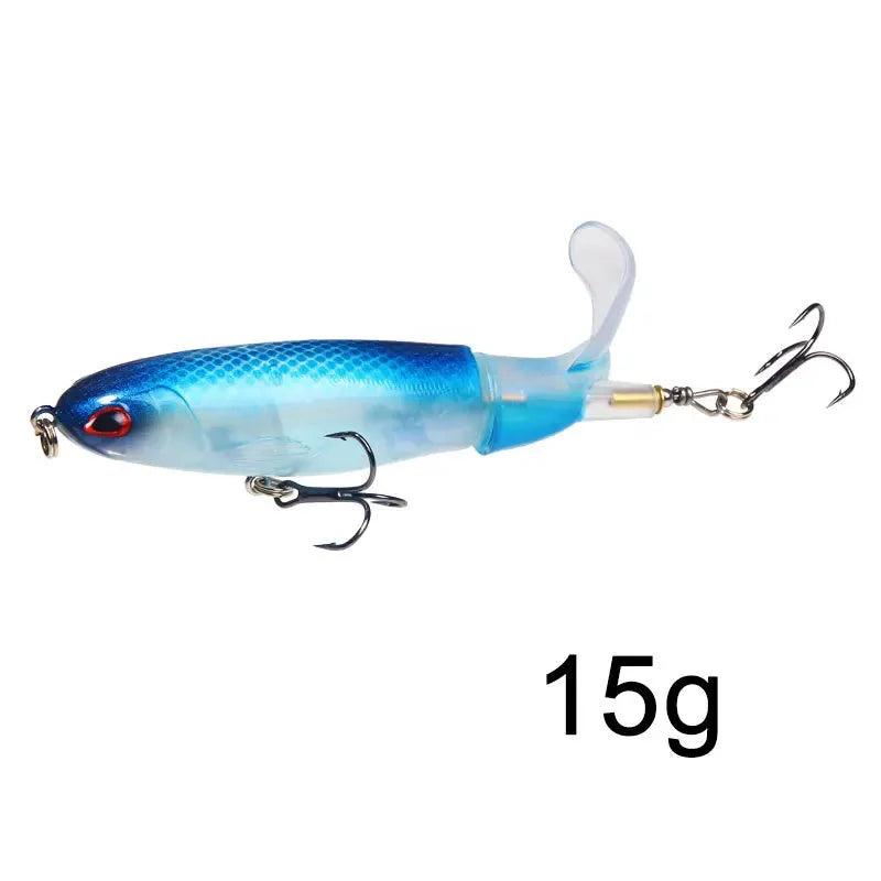 1-8Pcs Topwater Fishing Lure Whopper Popper