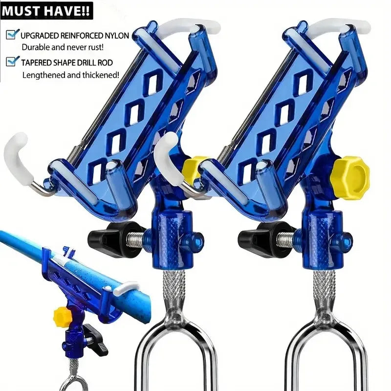2Pc Stainless Steel Fishing Rod Bracket