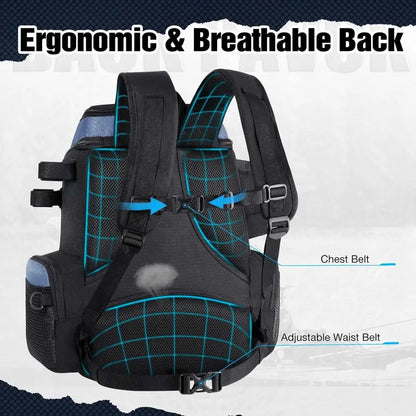 Fishing Backpack with Rod Holders