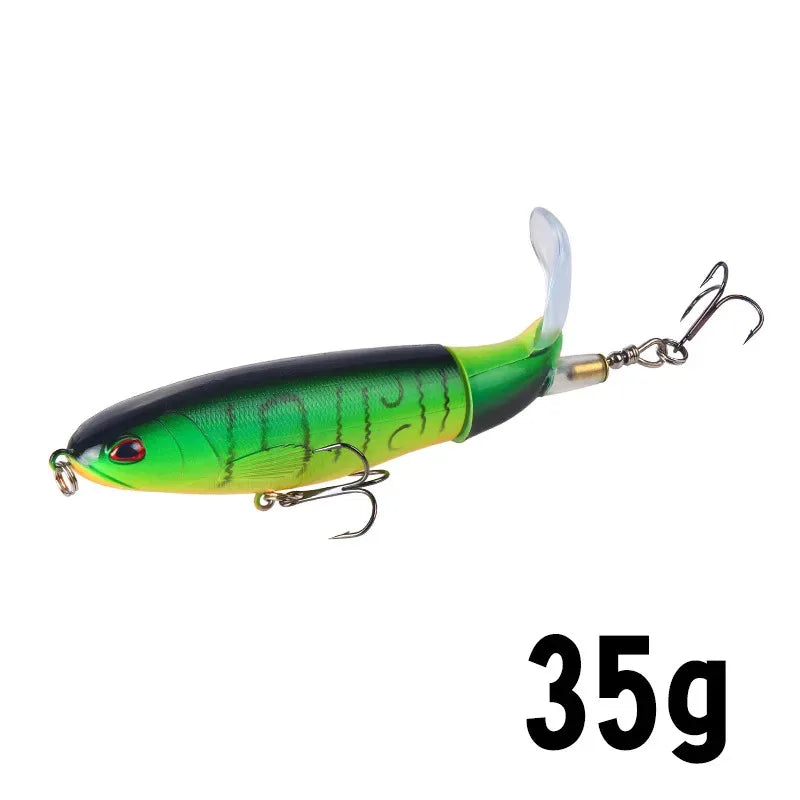 1-8Pcs Topwater Fishing Lure Whopper Popper