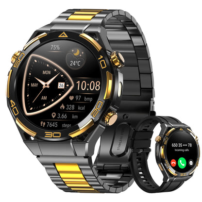 W90Pro GPS Smartwatch with Flashlight