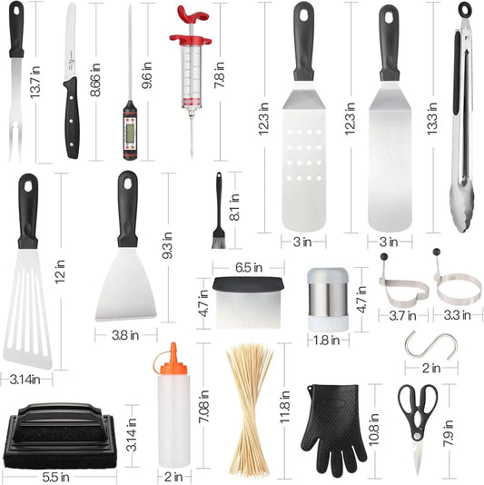 76PCS Camping Grill Set