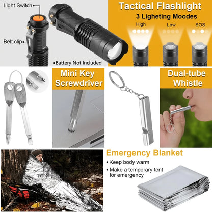 258-Piece Professional Survival Gear Set