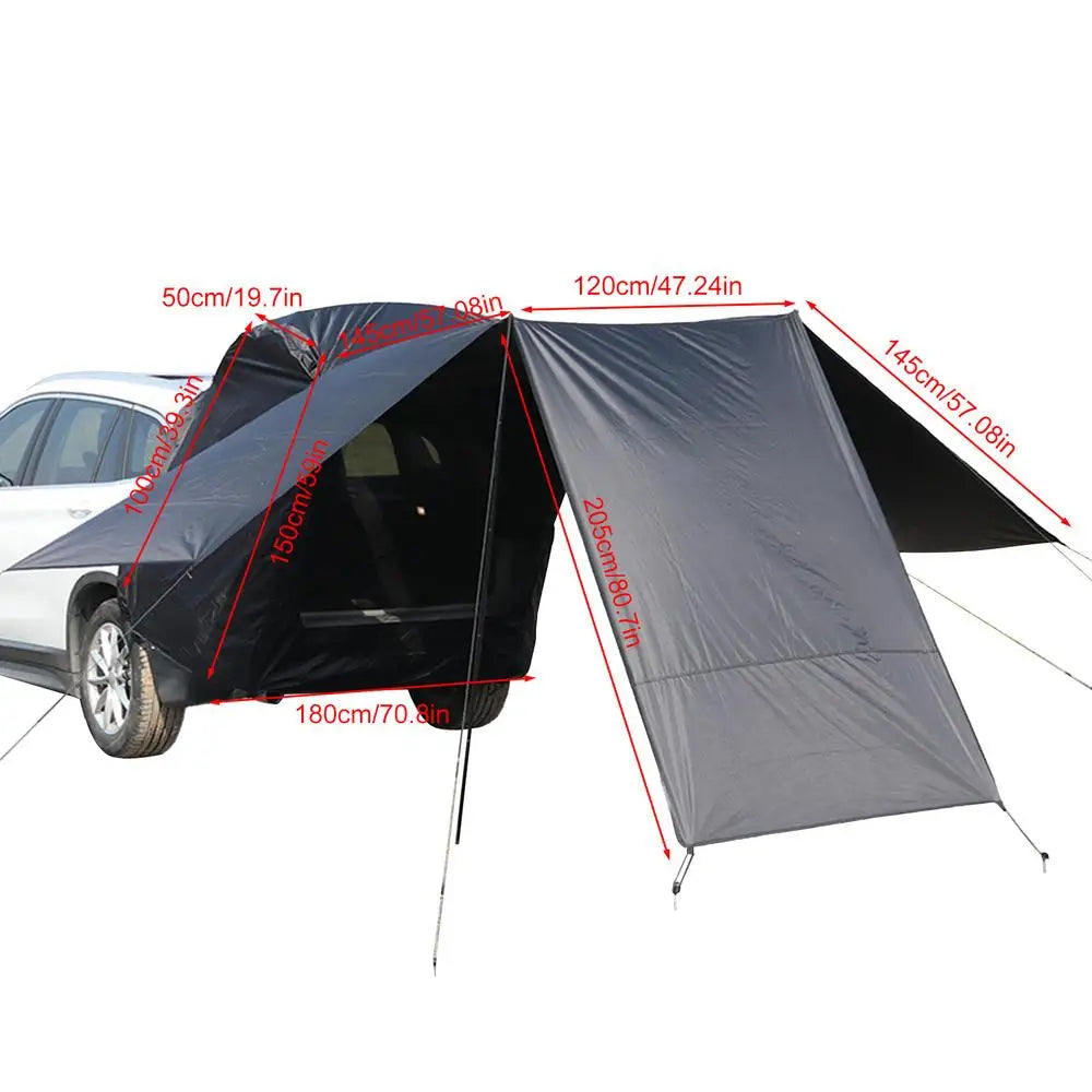 3-Sided Portable Camping SUV Trunk Tent