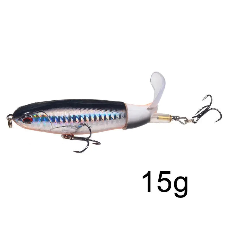 1-8Pcs Topwater Fishing Lure Whopper Popper