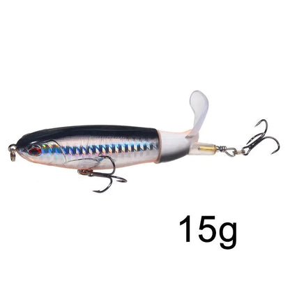 1-8Pcs Topwater Fishing Lure Whopper Popper
