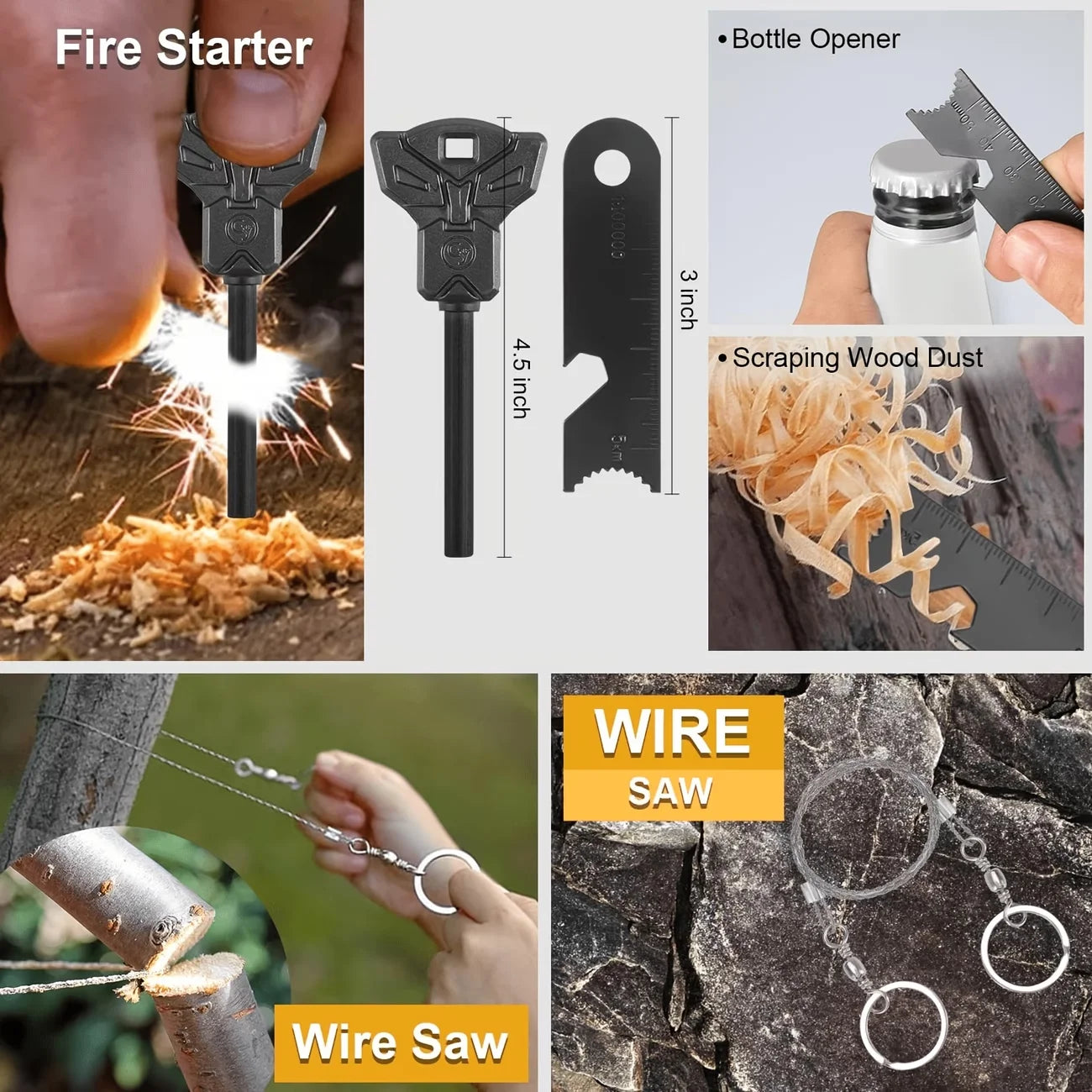 258-Piece Professional Survival Gear Set