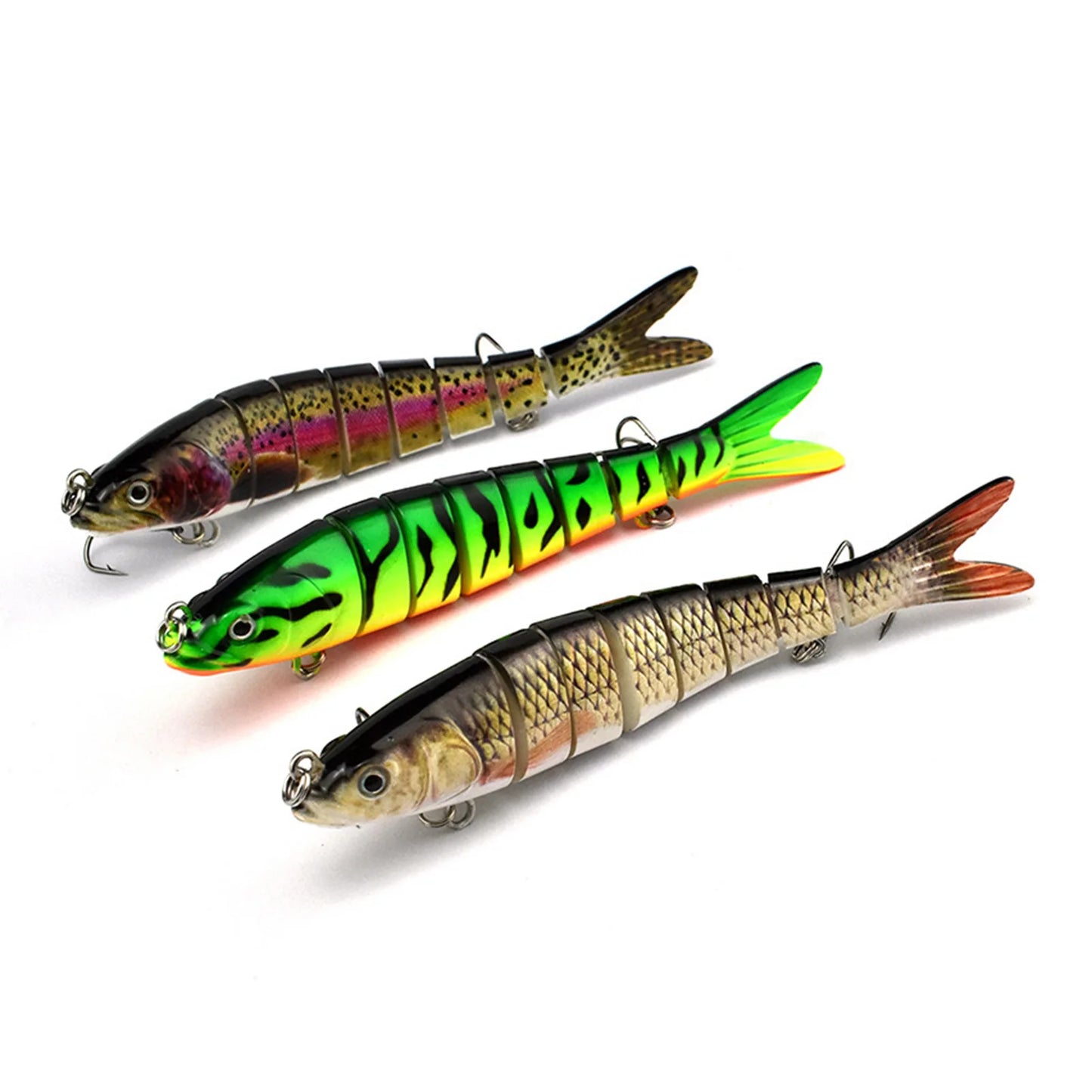 3PCS ABS Plastic Realistic Multi Joint Fishing Lure