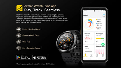 Armor Watch Pro 1.5" Smartwatch