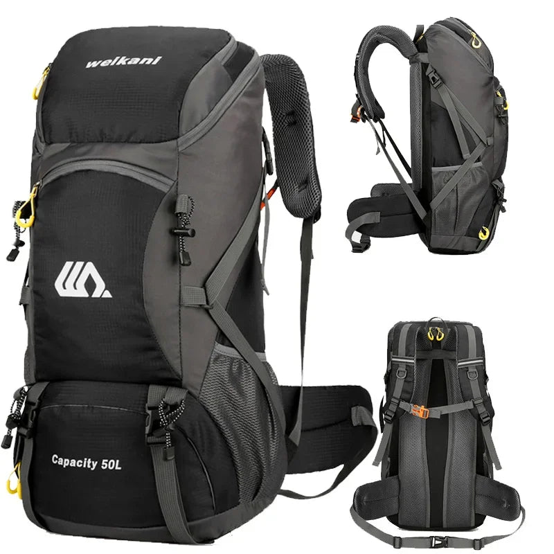 Large 50L Travel Backpack Camping and Hiking