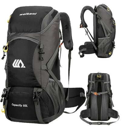 Large 50L Travel Backpack Camping and Hiking