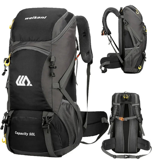Large 50L Travel Backpack Camping and Hiking