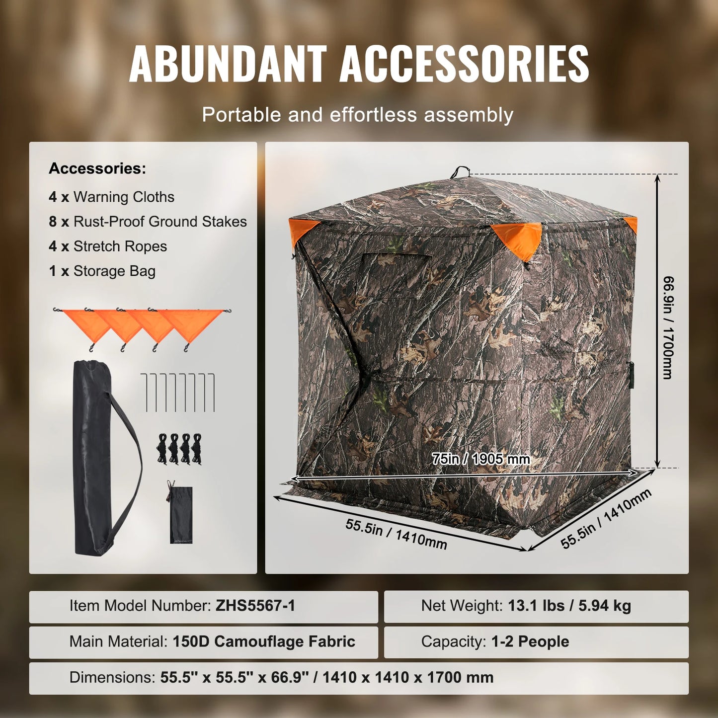 270° See Through Hunting Blind