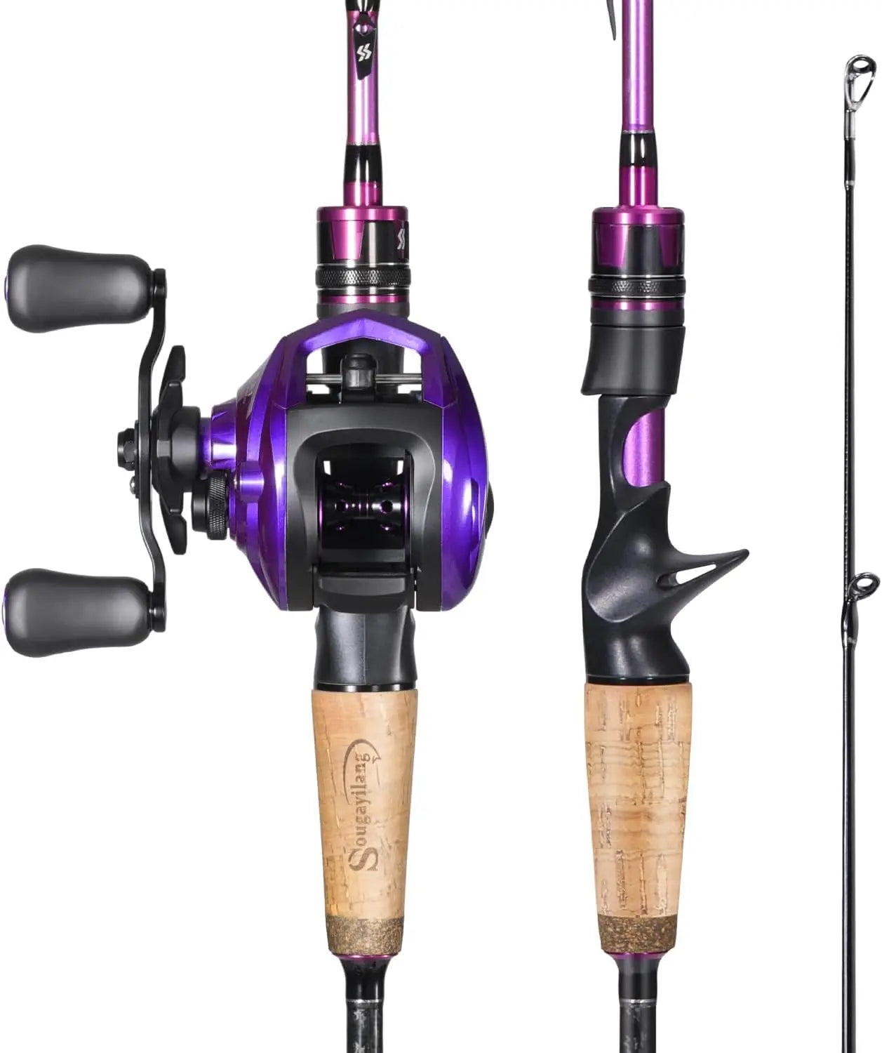 Baitcaster Fishing Rod and Reel Combo
