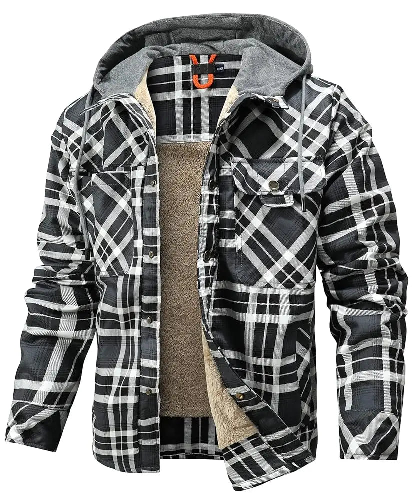 Men's Fleece Hooded Coat