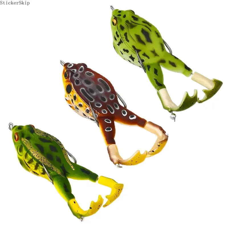 3pcs Topwater Frog Lures