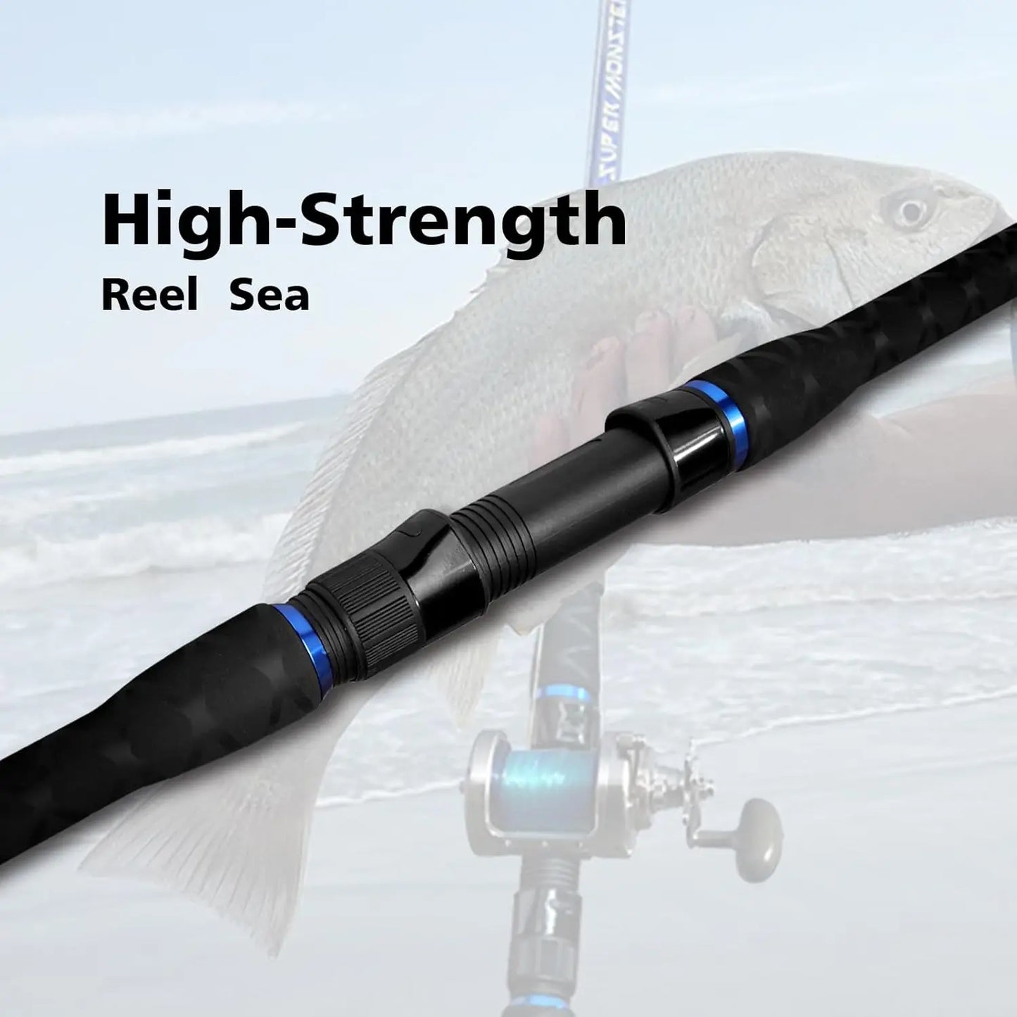 Carbon Fiber Surf Spinning Fishing Rod