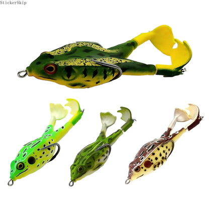 3pcs Topwater Frog Lures