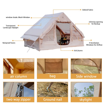 Inflatable Tent with Skylight