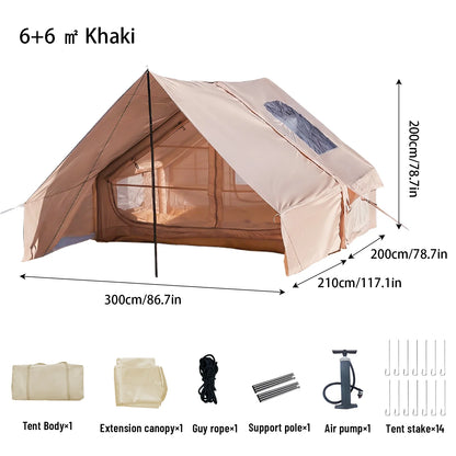 Inflatable Tent with Skylight